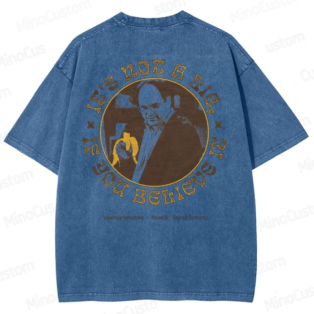 Vintage Washed Seinfeld George Costanza Vandelay Industries T - shirt