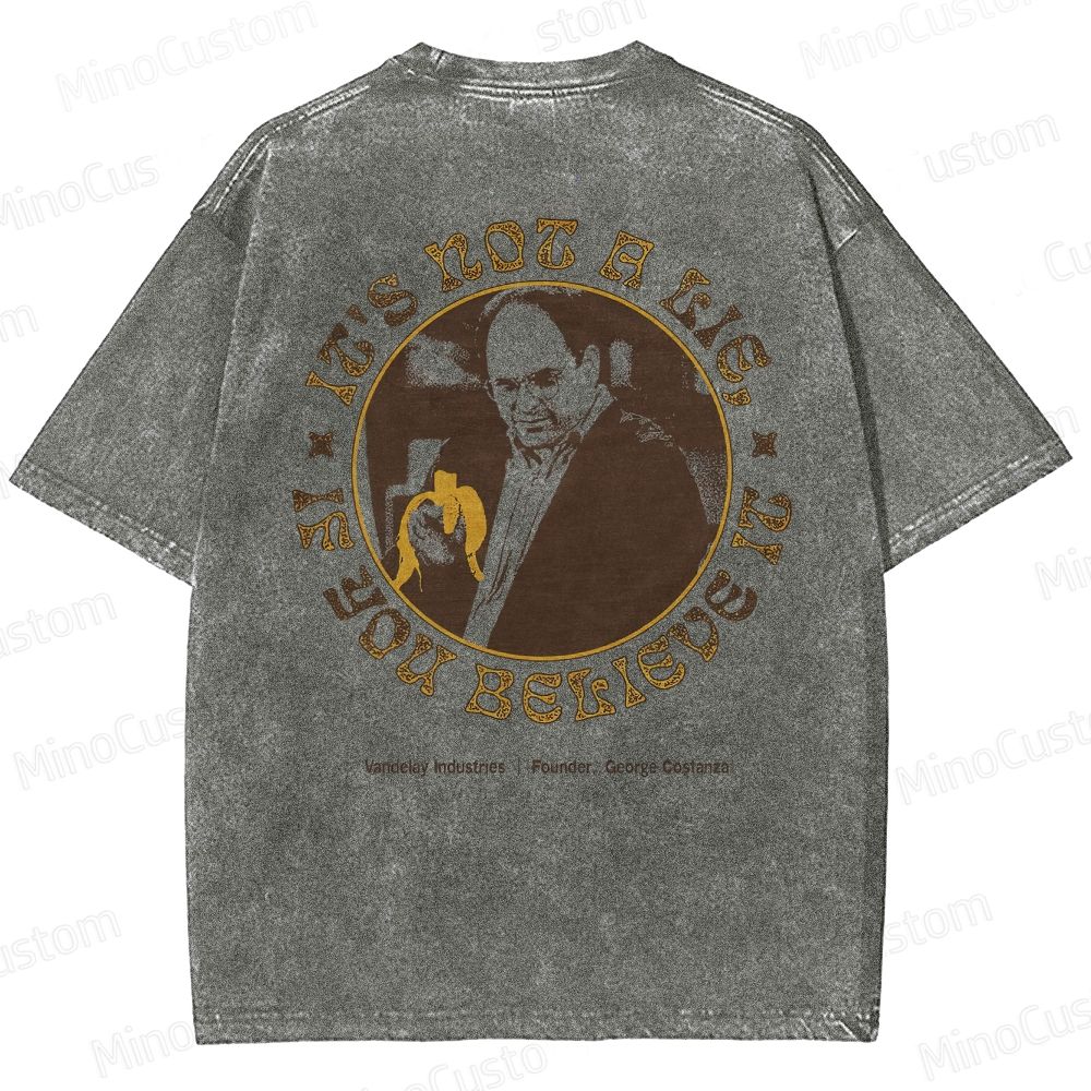 Vintage Washed Seinfeld George Costanza Vandelay Industries T - shirt