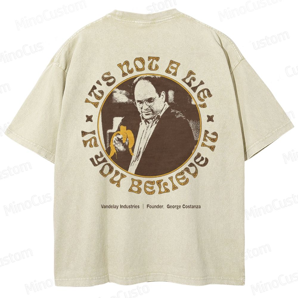 Vintage Washed Seinfeld George Costanza Vandelay Industries T - shirt