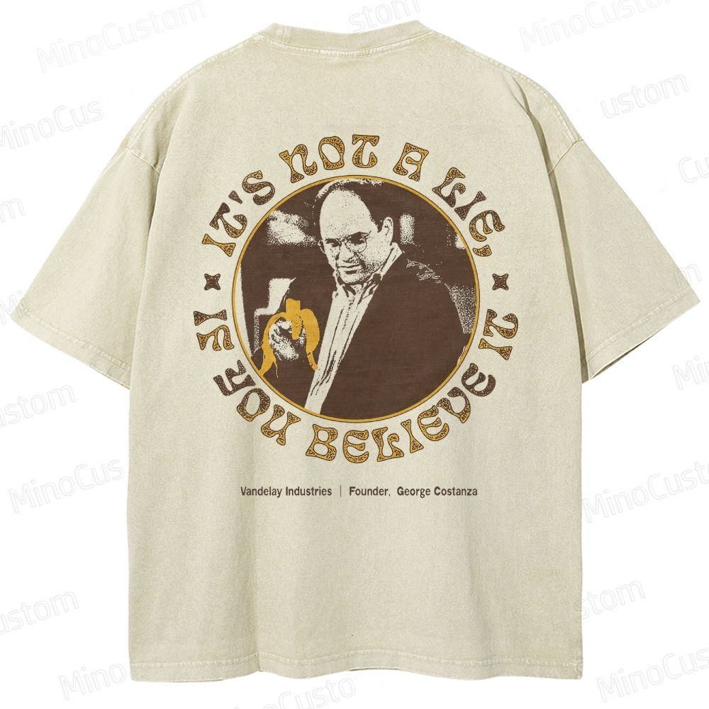 Vintage Washed Seinfeld George Costanza Vandelay Industries T - shirt