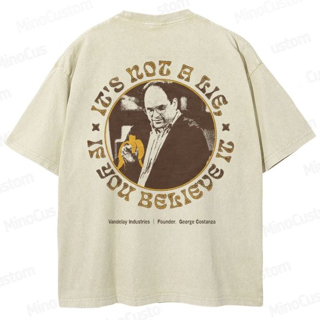 Vintage Washed Seinfeld George Costanza Vandelay Industries T - shirt