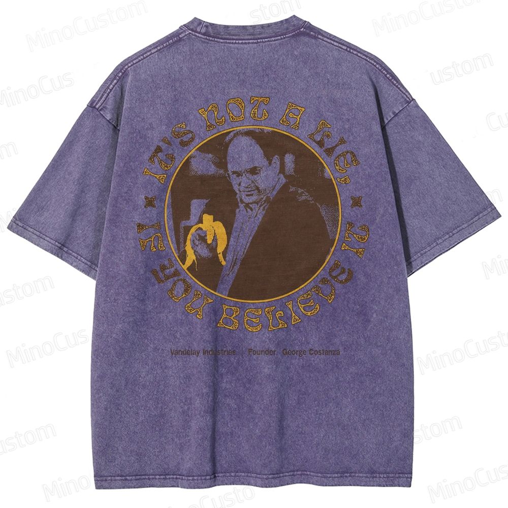 Vintage Washed Seinfeld George Costanza Vandelay Industries T - shirt