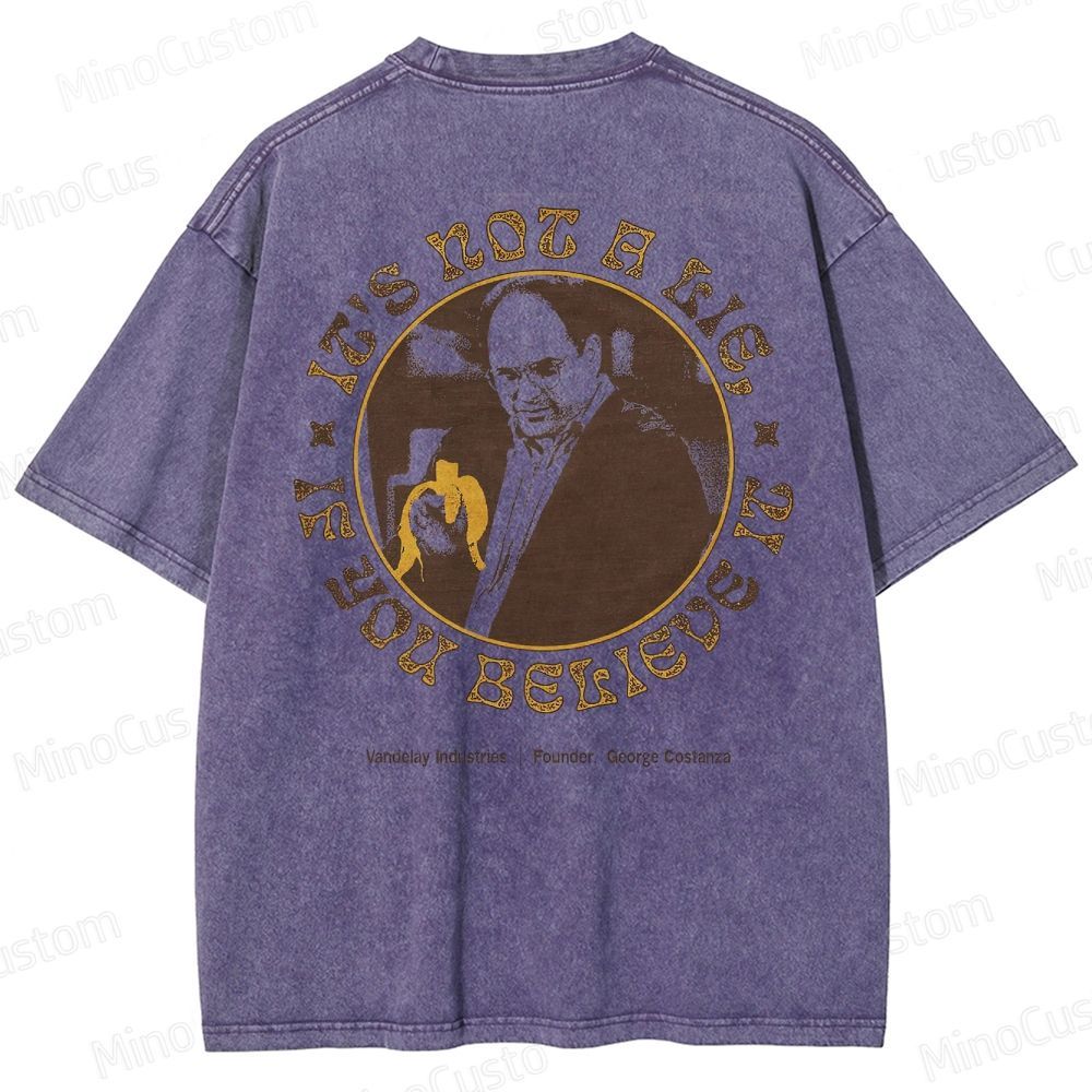 Vintage Washed Seinfeld George Costanza Vandelay Industries T - shirt