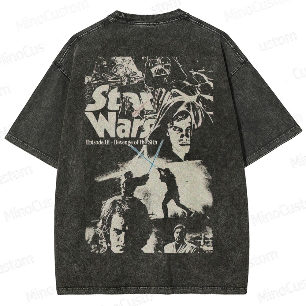 Star Wars Episode III Washed T-Shirt 