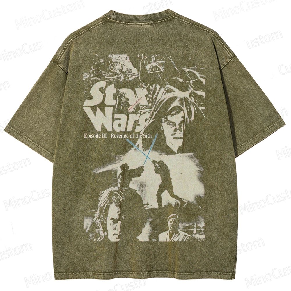 Star Wars Episode III Washed T-Shirt 