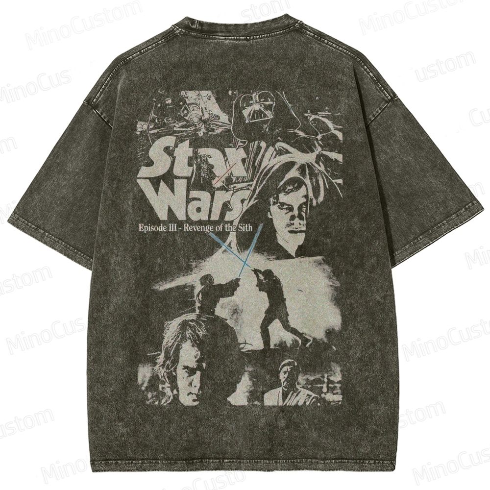 Star Wars Episode III Washed T-Shirt 