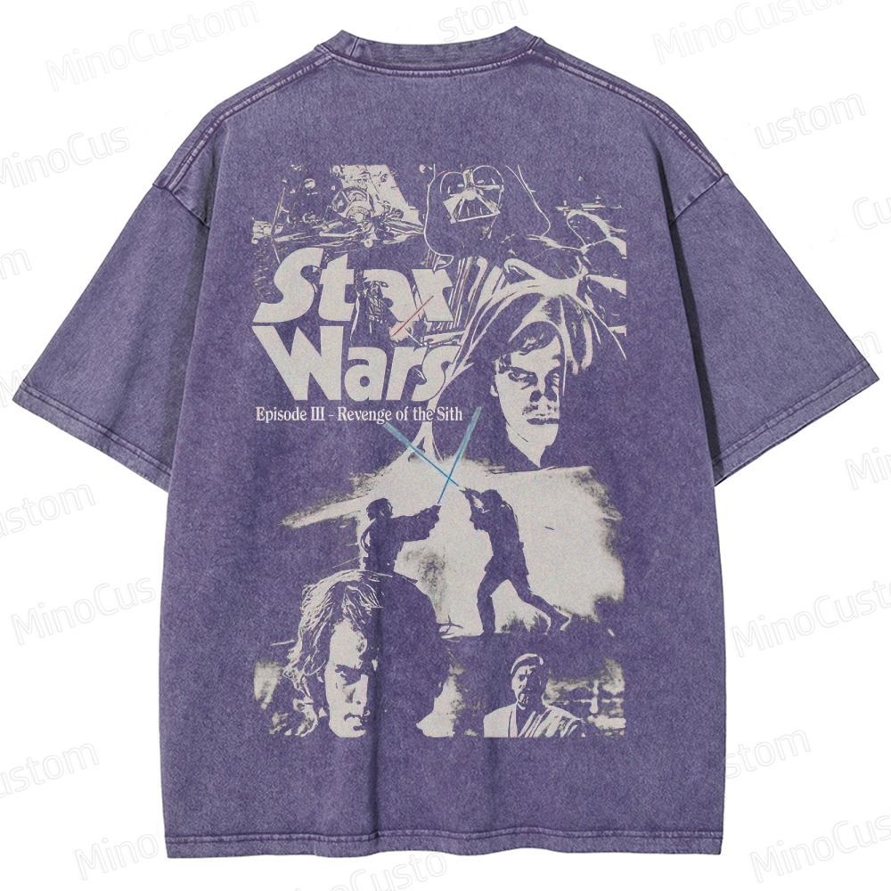 Star Wars Episode III Washed T-Shirt 