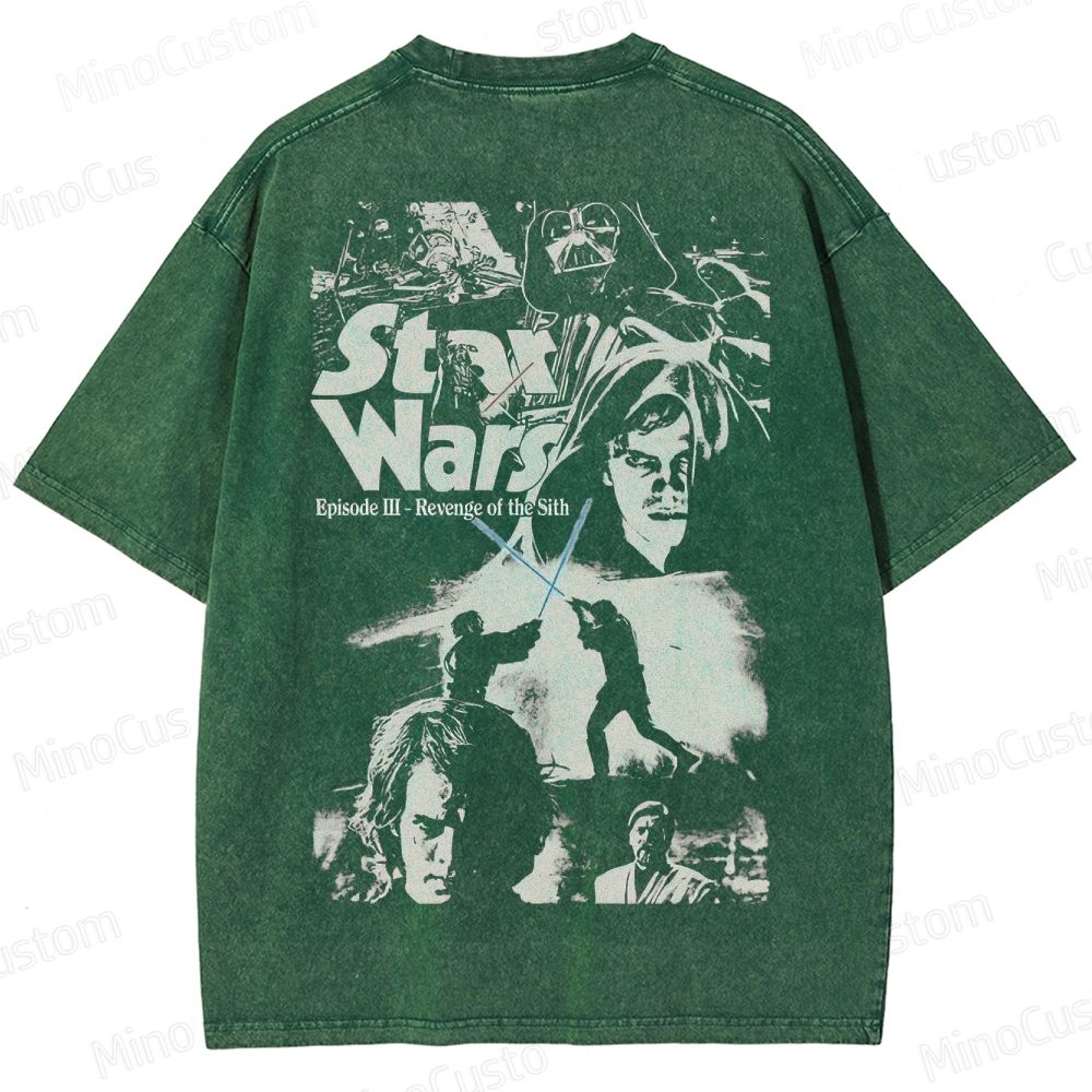 Star Wars Episode III Washed T-Shirt 