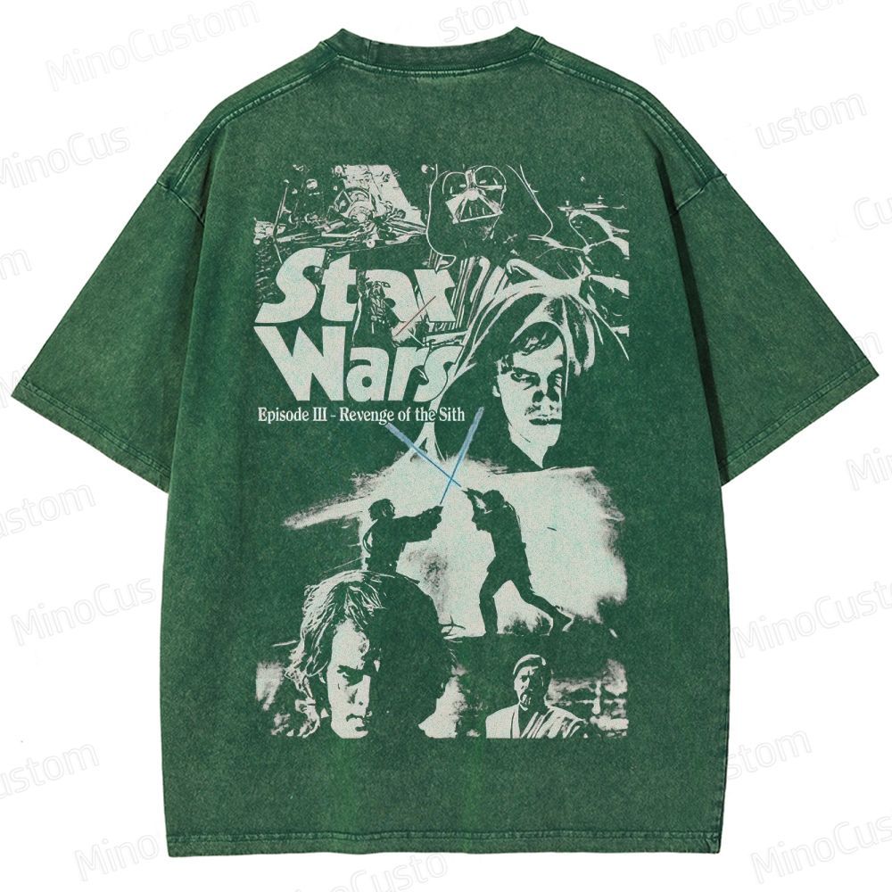 Star Wars Episode III Washed T-Shirt 