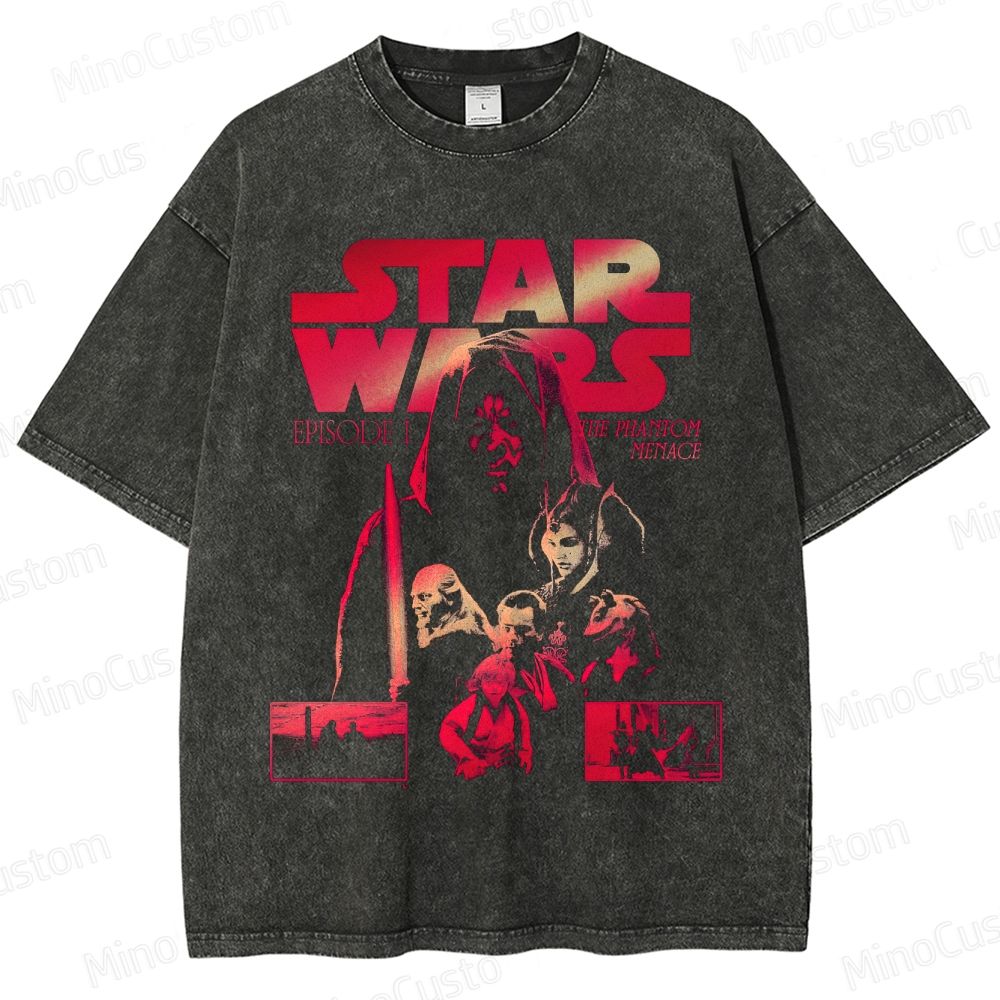 Star Wars: Episode I - The Phantom Menace Graphic Washed T - Shirt