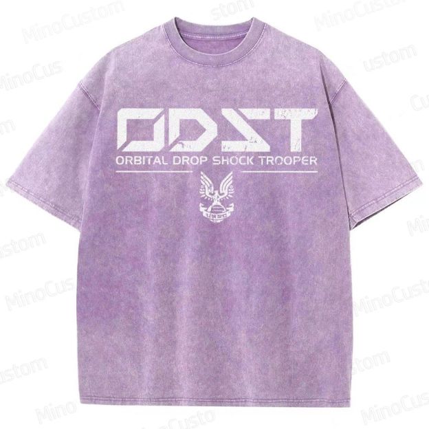 ODST White Vintage VintageDistressed T-shirt
