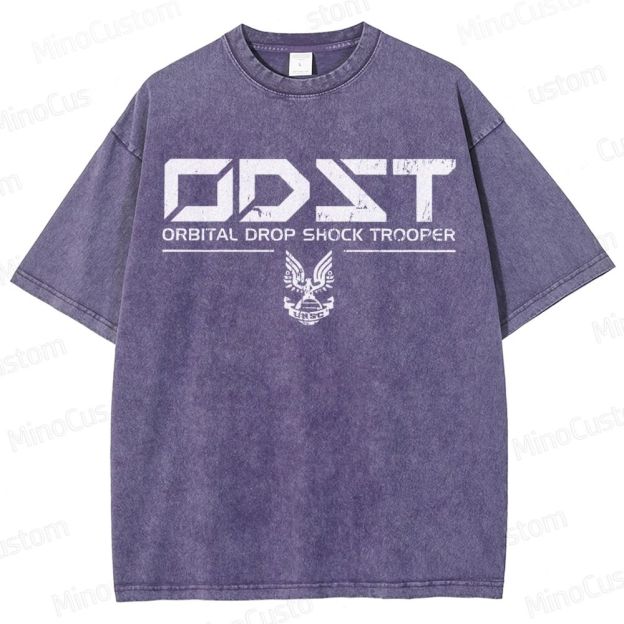 ODST White Vintage VintageDistressed T-shirt