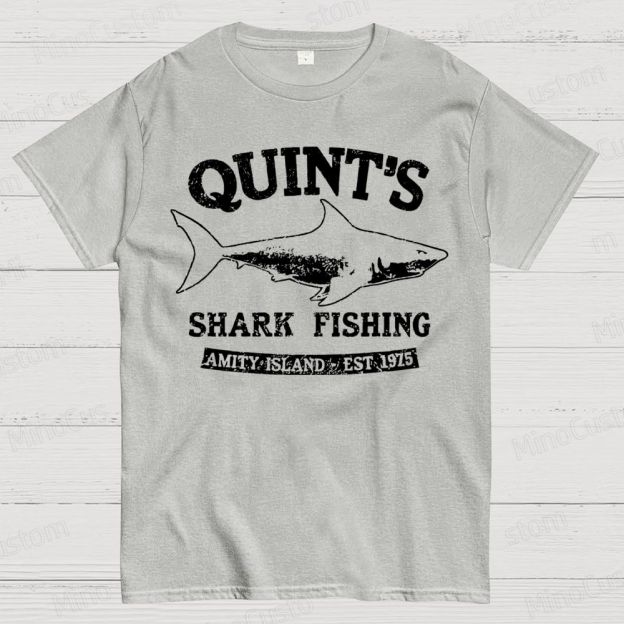 Quint's Shark Fishing Geek T- Shirt