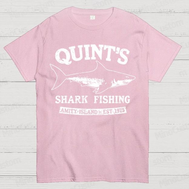 Quint's Shark Fishing Geek T- Shirt