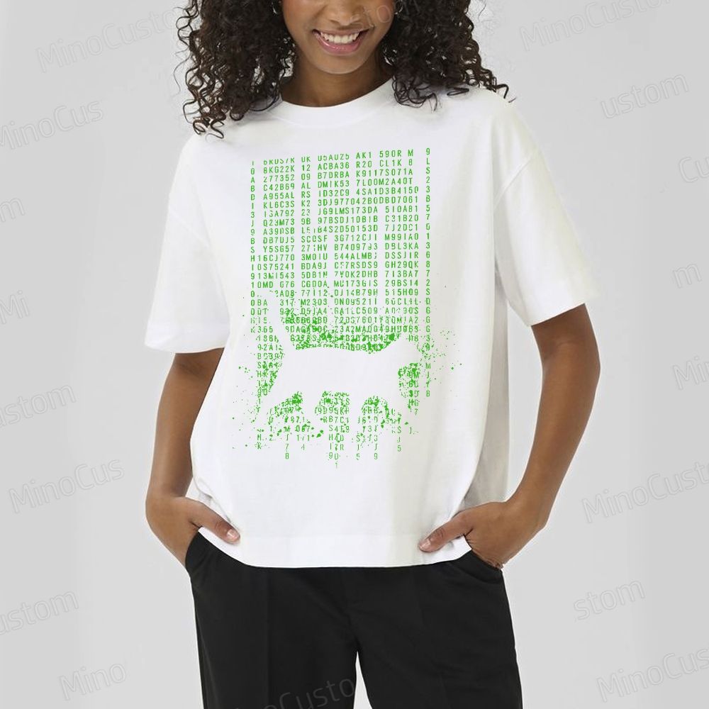 The Matrix Digital Cat Geek T-Shirt