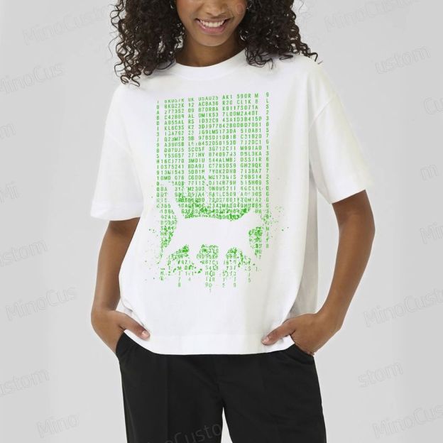 The Matrix Digital Cat Geek T-Shirt