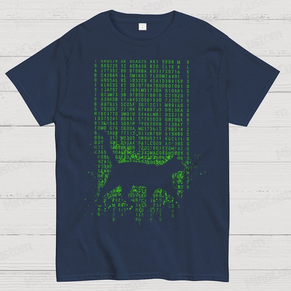 The Matrix Digital Cat Geek T-Shirt