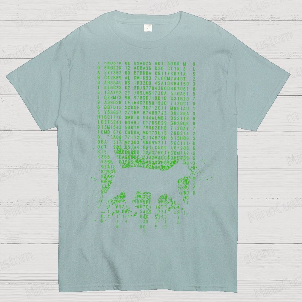 The Matrix Digital Cat Geek T-Shirt