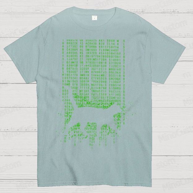 The Matrix Digital Cat Geek T-Shirt