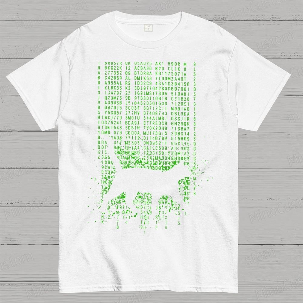 The Matrix Digital Cat Geek T-Shirt