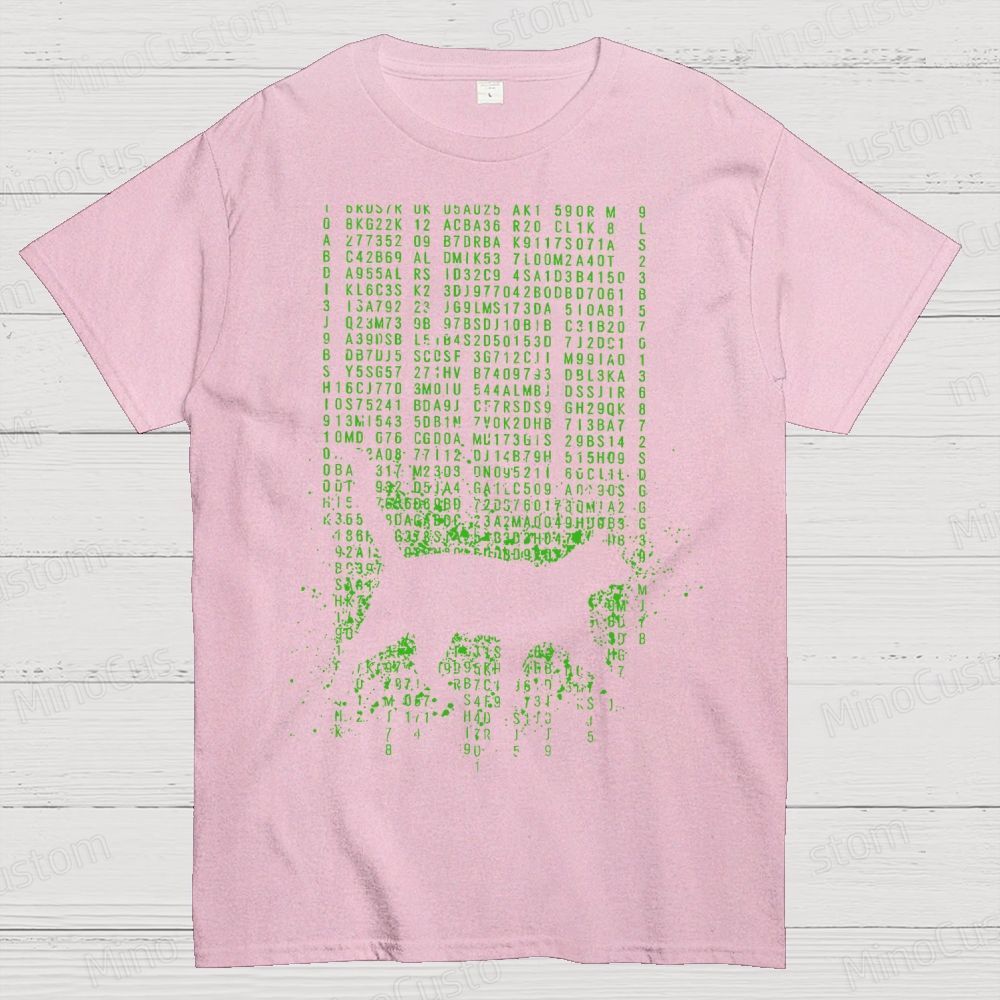 The Matrix Digital Cat Geek T-Shirt