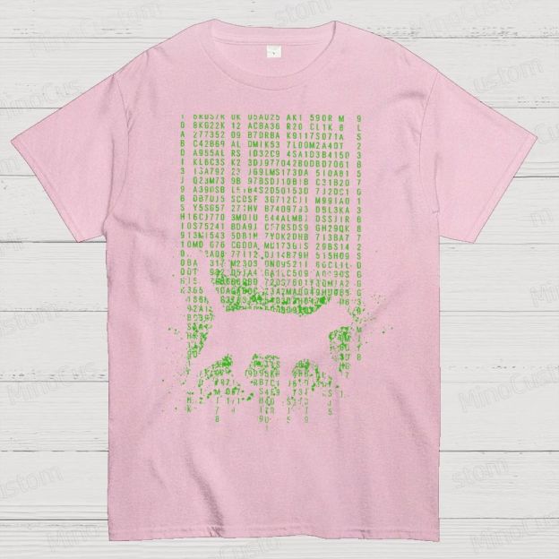 The Matrix Digital Cat Geek T-Shirt