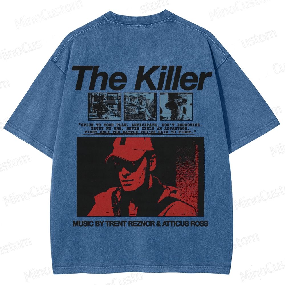 Vintage Washed The Killer Movie Graphic T - shirt