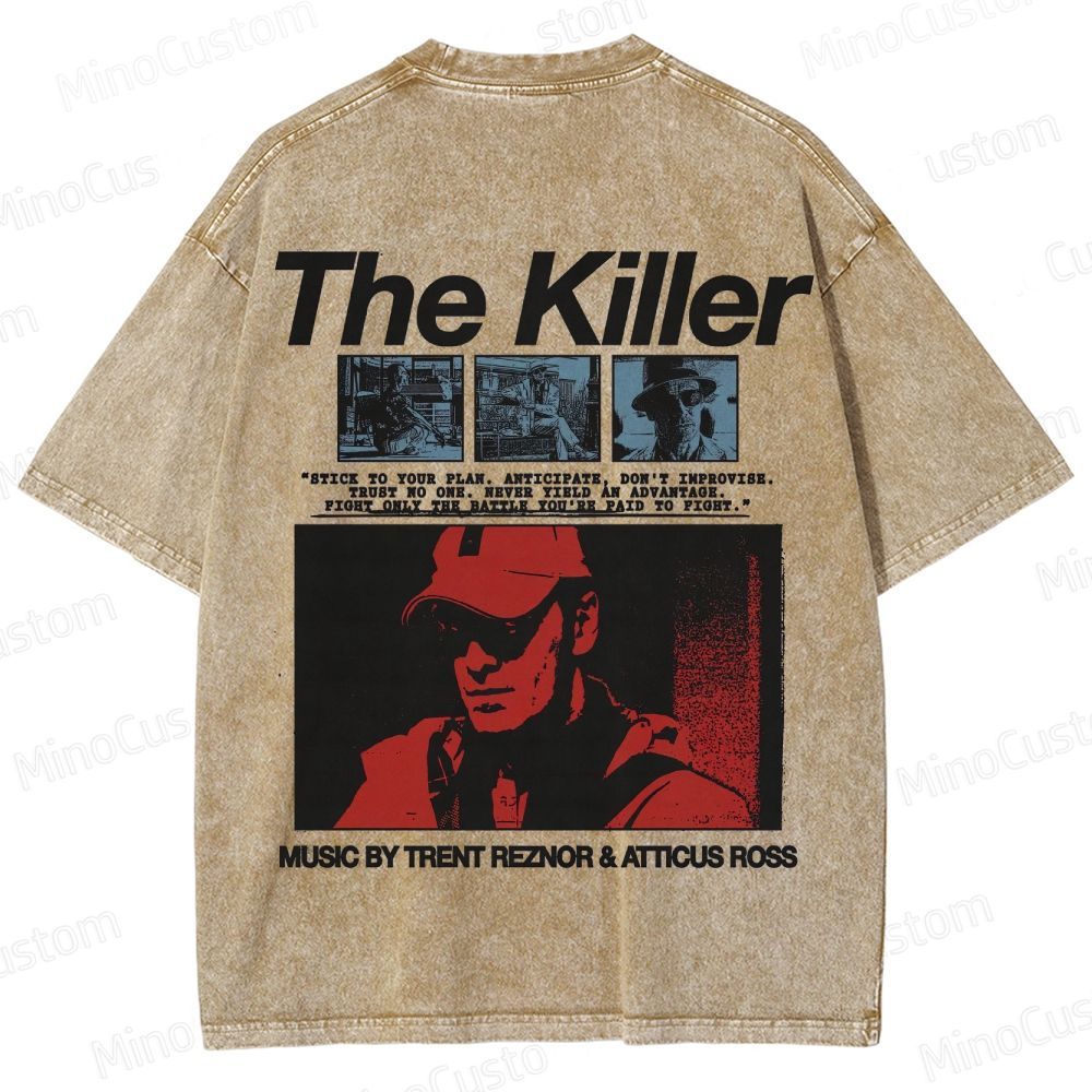 Vintage Washed The Killer Movie Graphic T - shirt