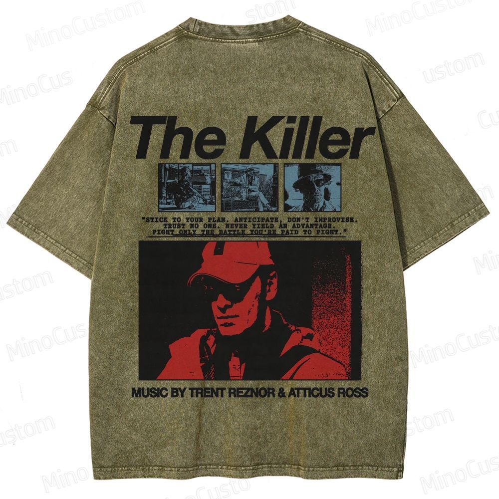Vintage Washed The Killer Movie Graphic T - shirt
