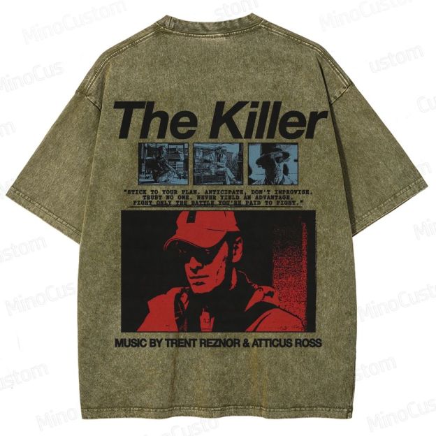 Vintage Washed The Killer Movie Graphic T - shirt