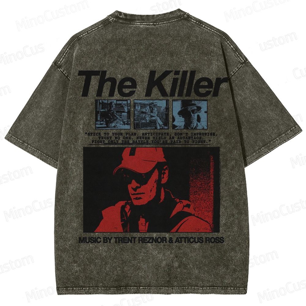 Vintage Washed The Killer Movie Graphic T - shirt