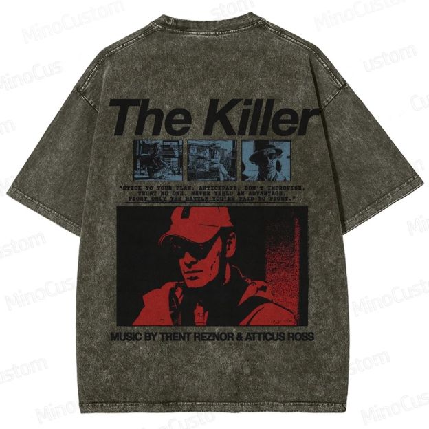 Vintage Washed The Killer Movie Graphic T - shirt