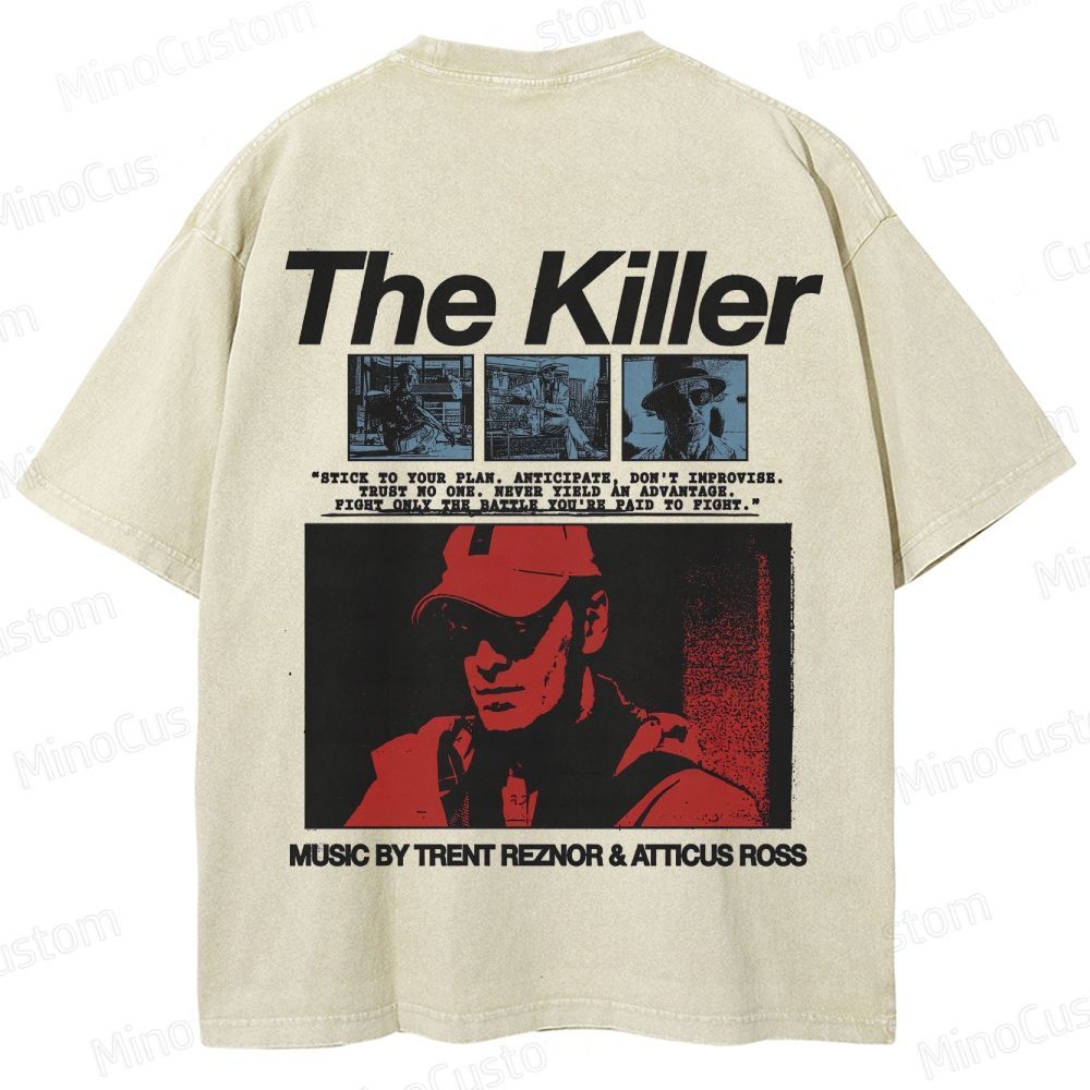 Vintage Washed The Killer Movie Graphic T - shirt