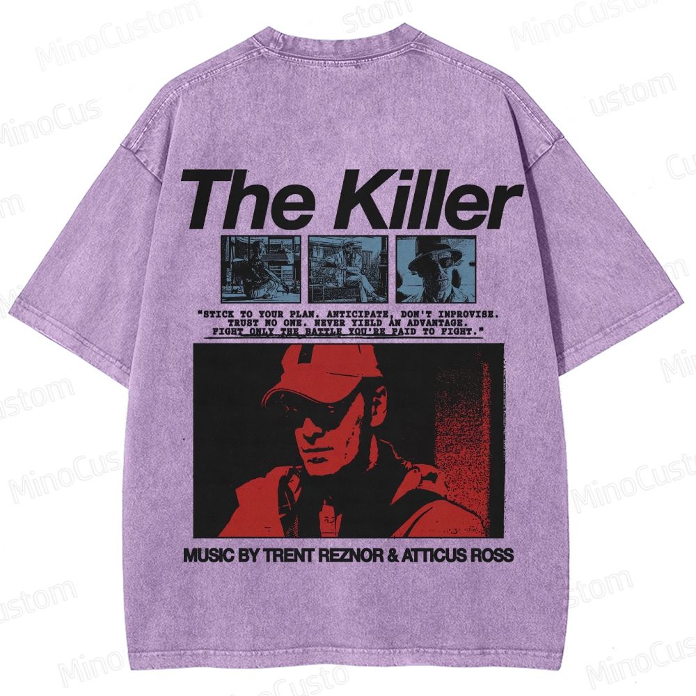 Vintage Washed The Killer Movie Graphic T - shirt
