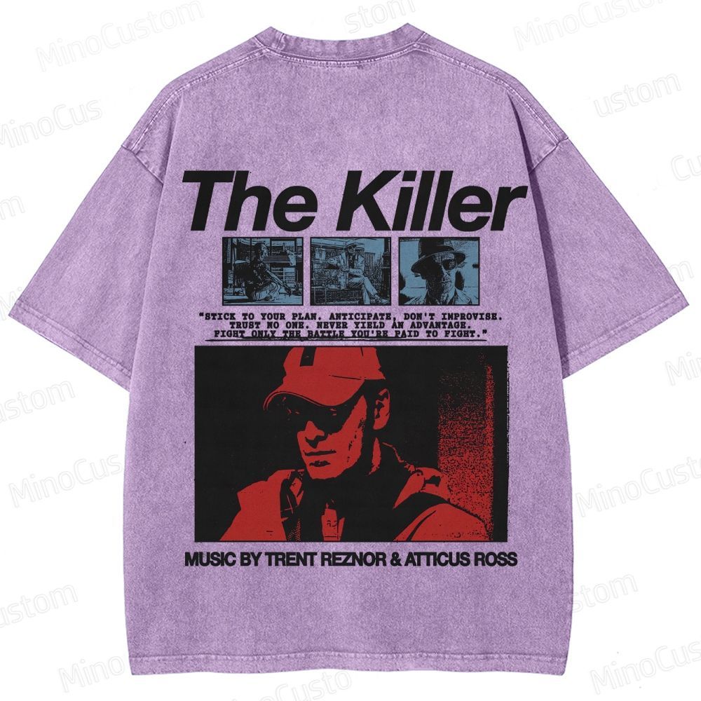 Vintage Washed The Killer Movie Graphic T - shirt