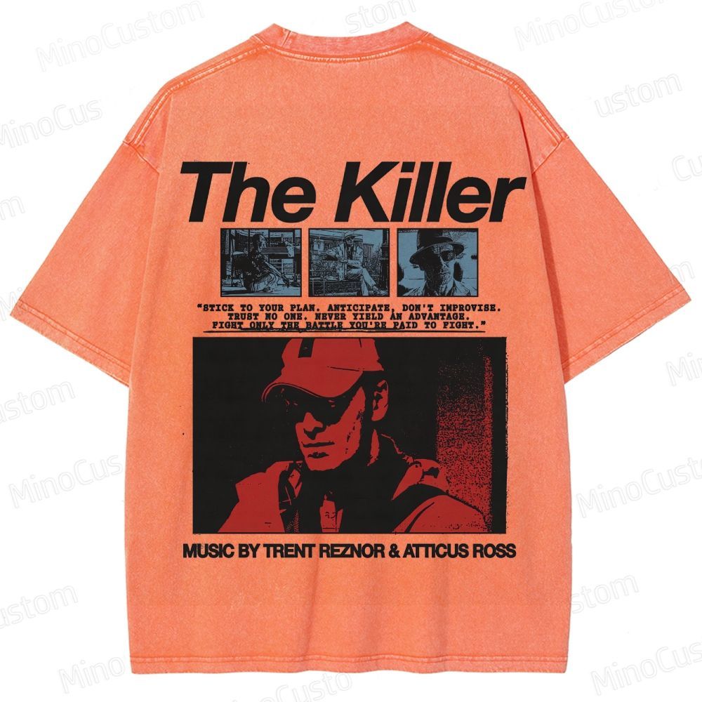 Vintage Washed The Killer Movie Graphic T - shirt