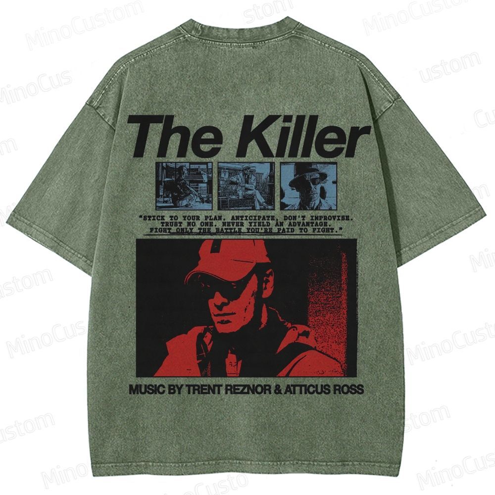 Vintage Washed The Killer Movie Graphic T - shirt
