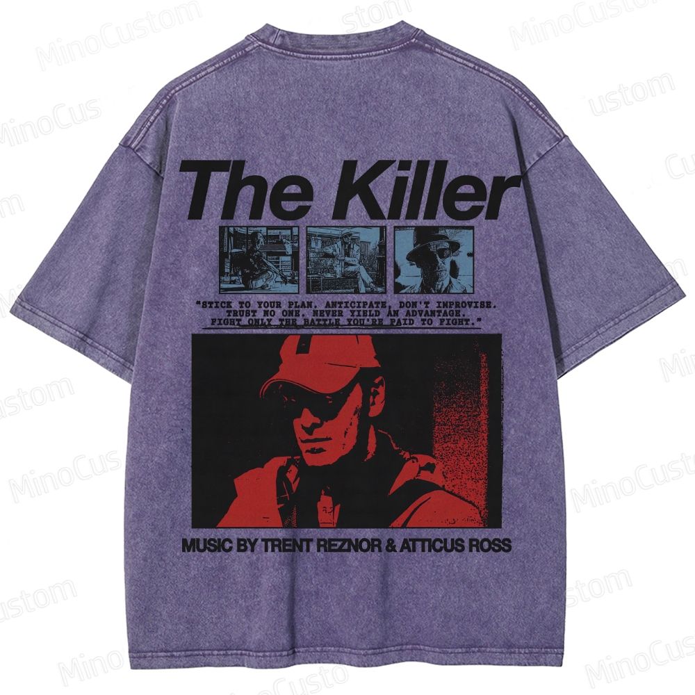 Vintage Washed The Killer Movie Graphic T - shirt