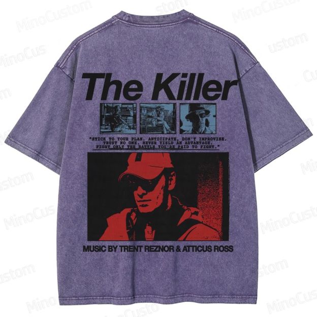Vintage Washed The Killer Movie Graphic T - shirt