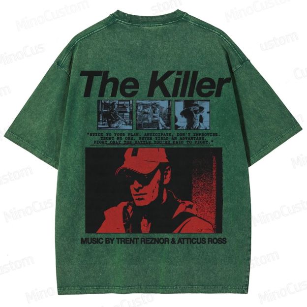 Vintage Washed The Killer Movie Graphic T - shirt