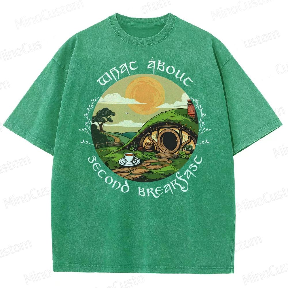 Second Breakfast - LOTR Washed T-Shirt 