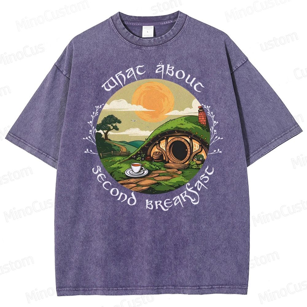 Second Breakfast - LOTR Washed T-Shirt 