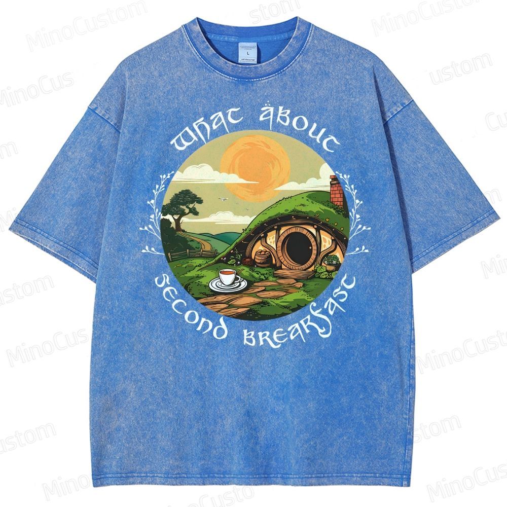 Second Breakfast - LOTR Washed T-Shirt 
