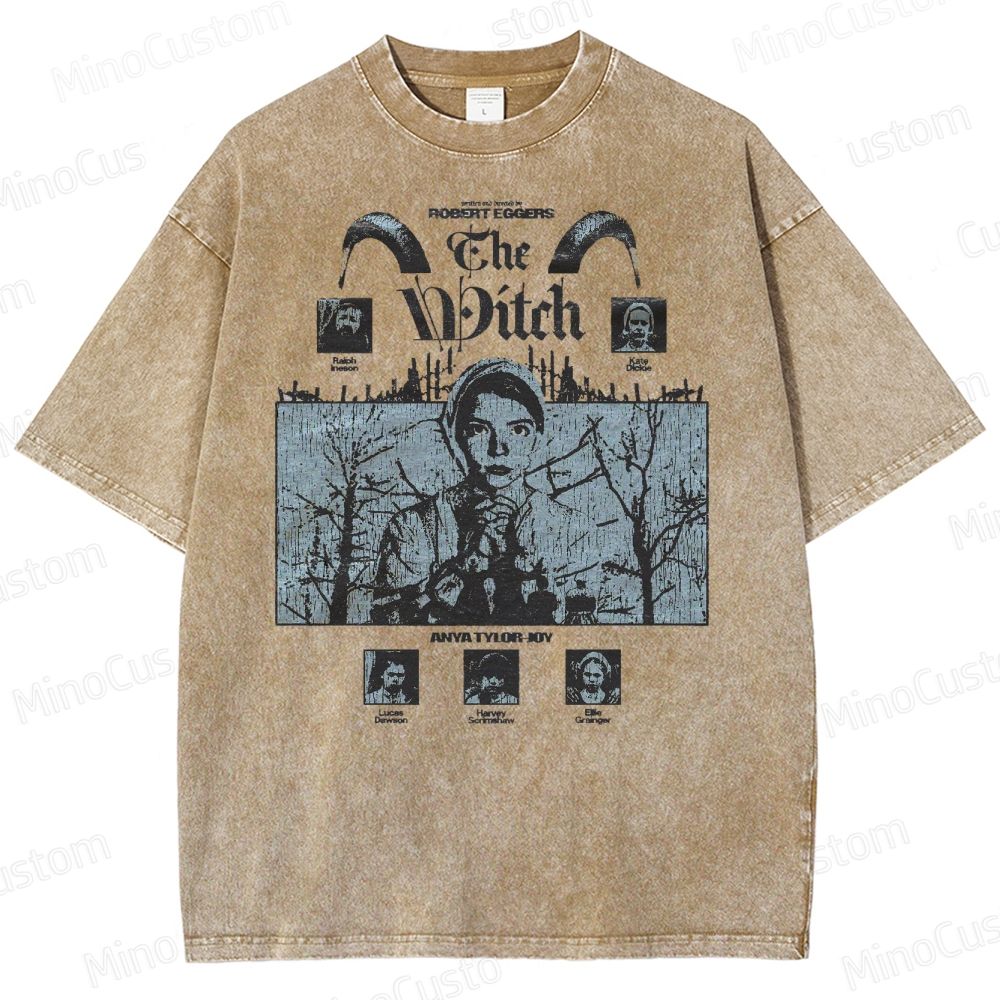 The Witch  Horror Movie Washed T-Shirt 