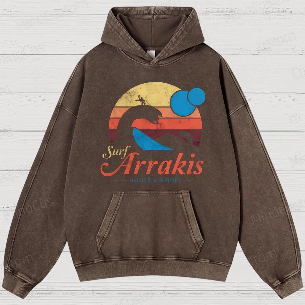 Visit Arrakis Vintage Washed Hoodies 