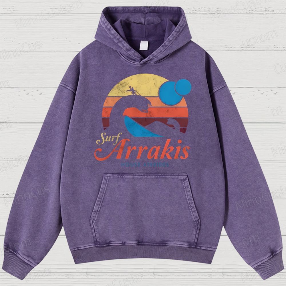 Visit Arrakis Vintage Washed Hoodies 