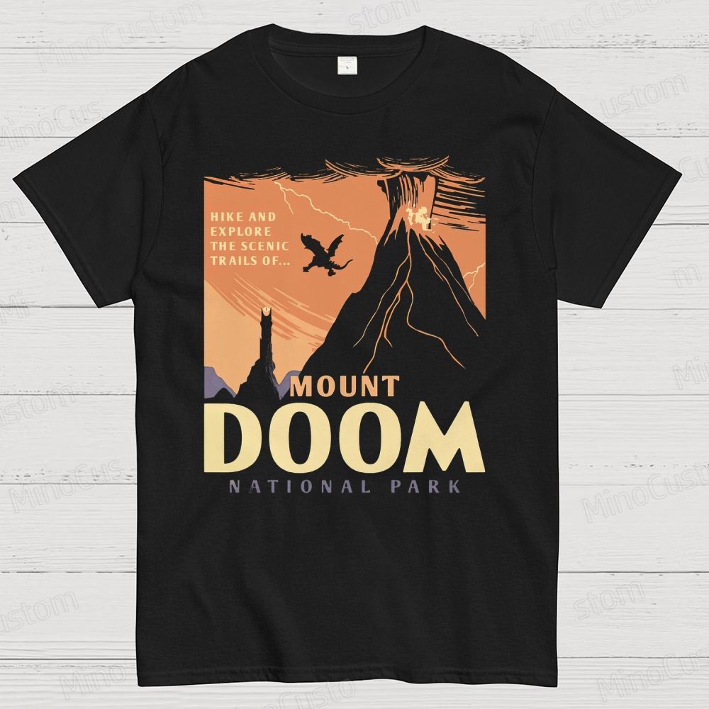 Mount Doom National Park  Cotton T-shirt 