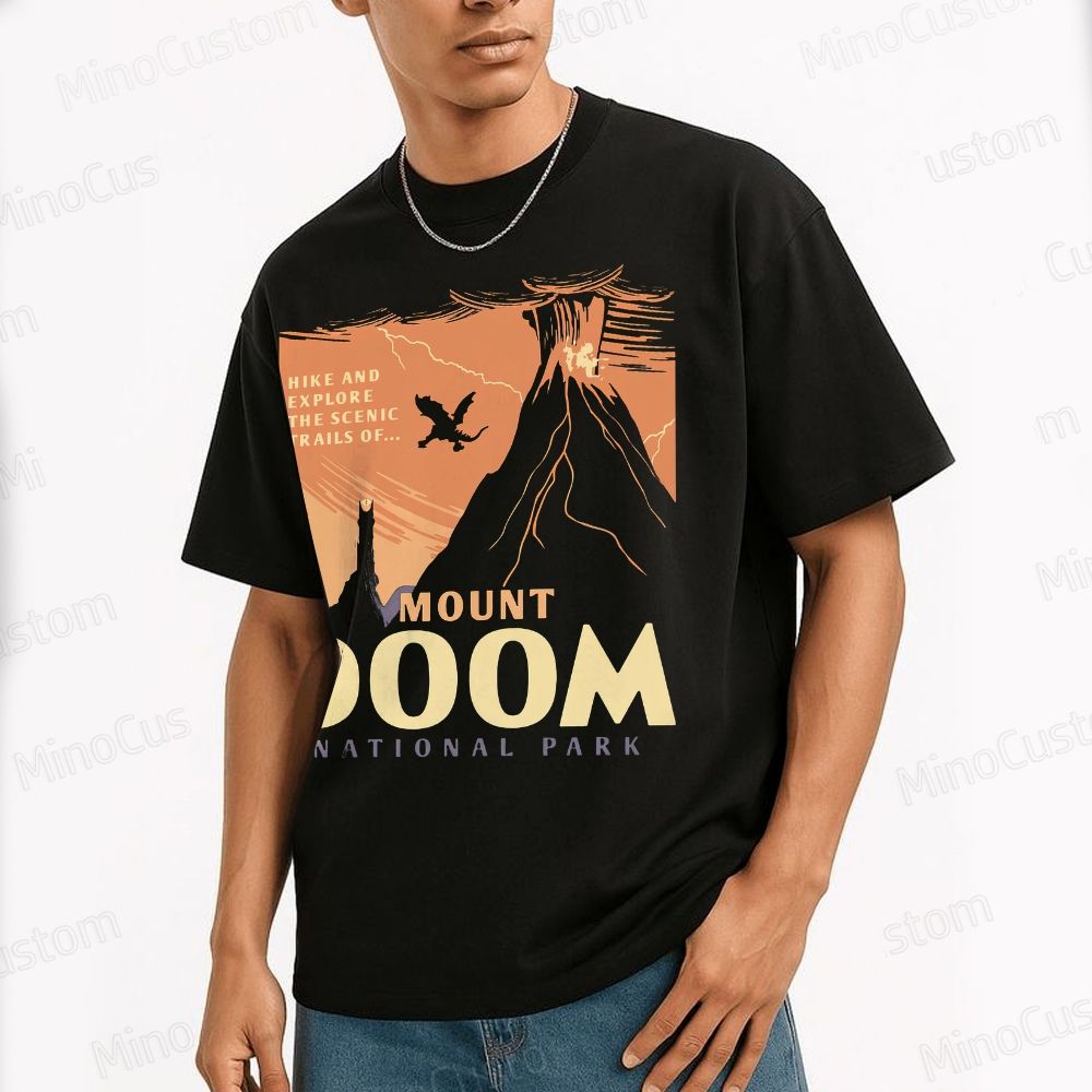 Mount Doom National Park  Cotton T-shirt 