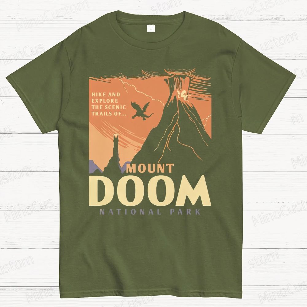 Mount Doom National Park  Cotton T-shirt 
