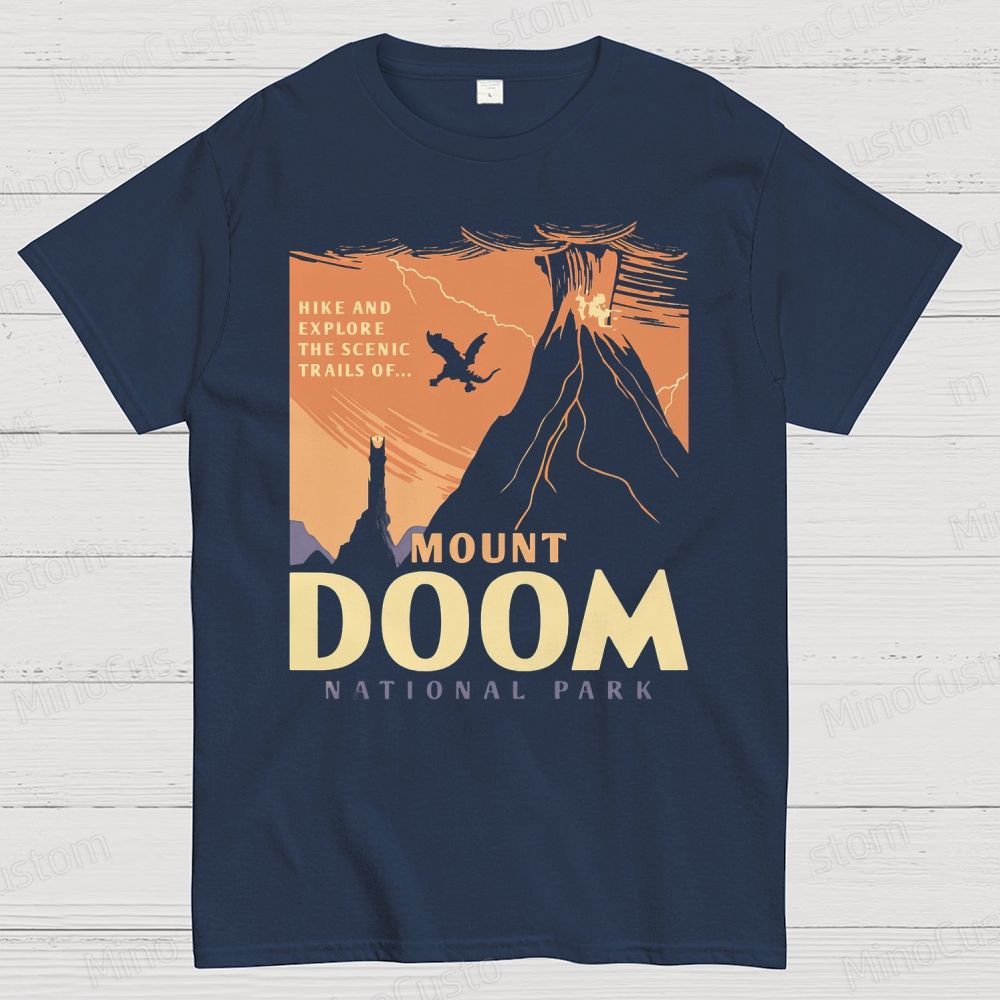 Mount Doom National Park  Cotton T-shirt 